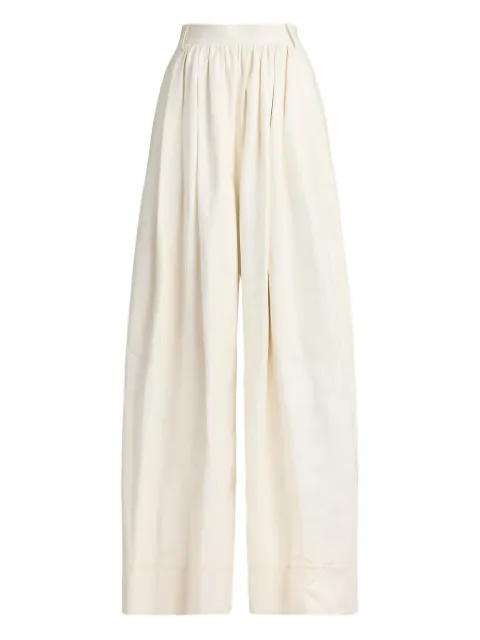 Ralph Lauren Collection pleated wide-leg trousers Neutrals 290P16079001