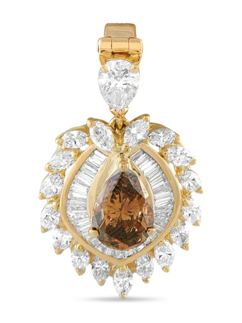 LB Exclusive 18K yellow gold diamond pendant Gold MF28110525