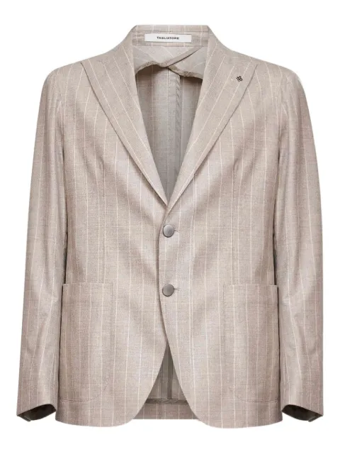 Tagliatore pinstripes blazer Neutrals 1SMC26KAIC90055RET864