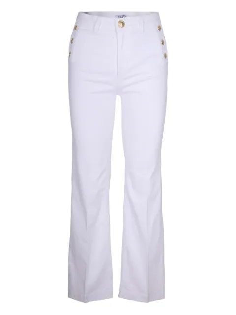 LIU JO button-detail jeans White UA6162T456A11111
