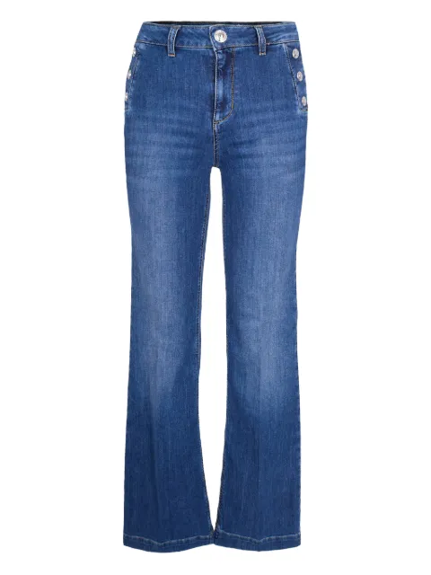 LIU JO button-detail jeans Blue UA6162D027578988