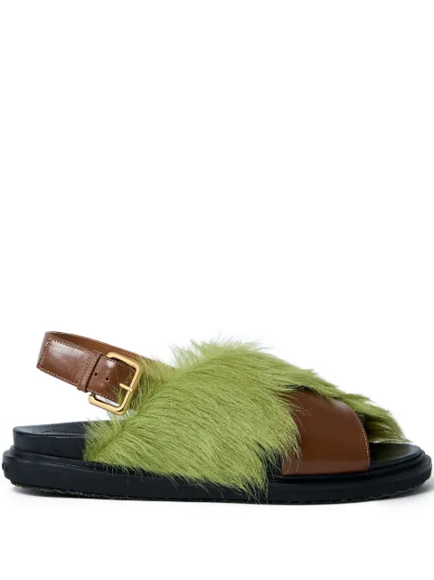 Marni adjustable-buckle sandals Green FBMS018101P7614ZP084