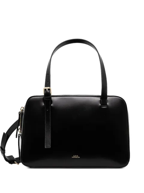 A.P.C. Virginie Box tote bag Black PXBMWF67017LZZ