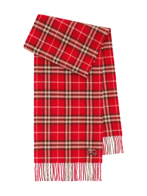Burberry Check cashmere scarf Red 8118742