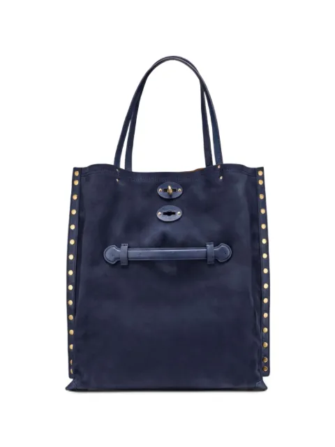 Zanellato A' Spasso stud-embellished tote bag Blue 0708202270000M
