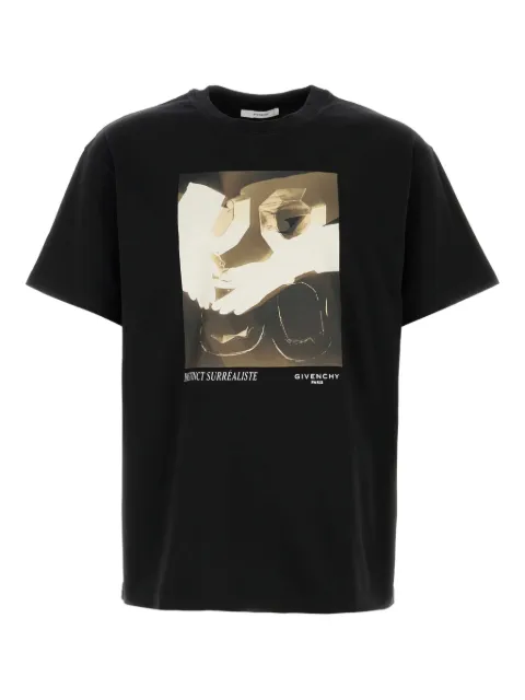 Givenchy cotton crew-neck T-shirt Black BM71NK3YSQ