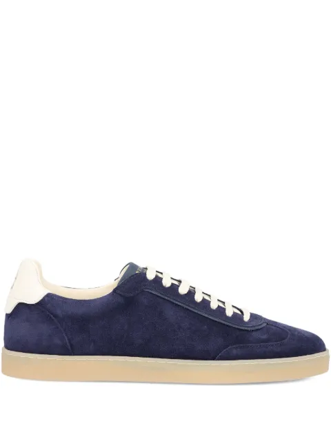Brunello Cucinelli suede low-top sneakers Blue MZUMGLJ336CPG80