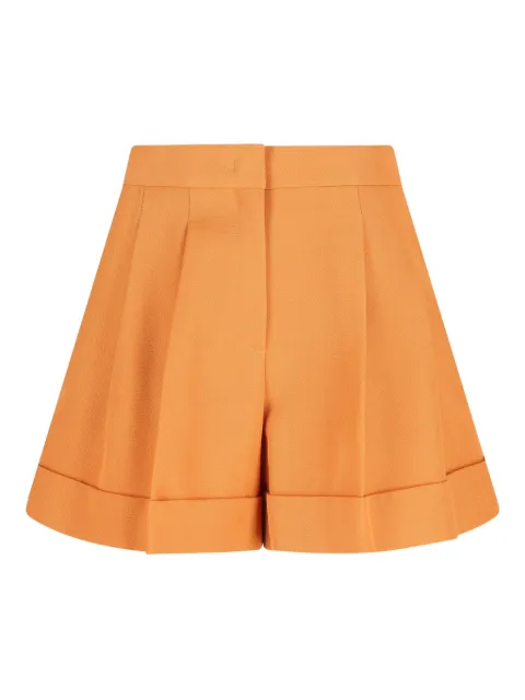 FENDI double-pleat tailored shorts Orange FR6690AJYF