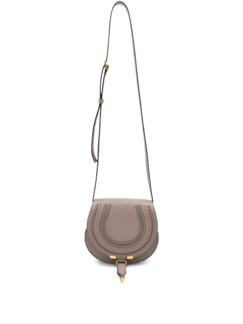 Chloé small Marcie curved cross body bag Purple CHC22AS680I31
