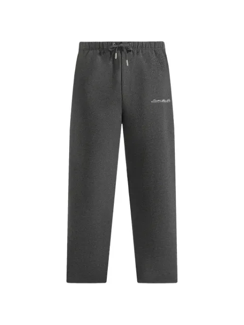 Manière De Voir JS003 - signature wide leg joggers - taupe Grey UNX0028