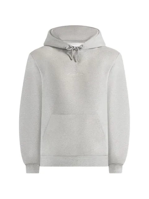 Manière De Voir JS004 in marl grey Signature regular-fit hoodie Grey MAN3525