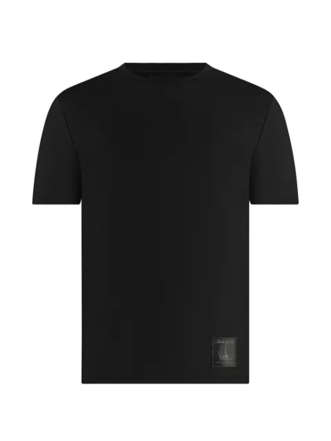 Manière De Voir TS002 regular fit cotton T-shirt Black MAN3540