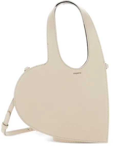 Coperni Baby Heart logo-print shoulder bag Neutrals COPBA93F6066BEI