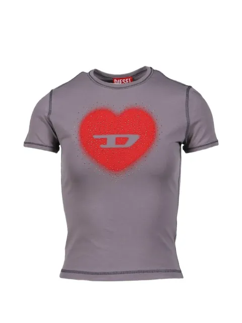 Diesel T-Uncuties-lLong-S5 short-sleeve T-shirt Grey A209800QHHA