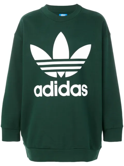 adidas crew-neck sweatshirt Green BQ1810