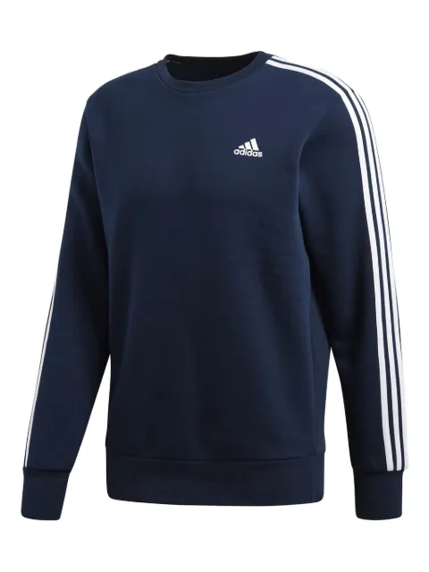 adidas 3-stripes crew-neck sweatshirt Blue BQ9644