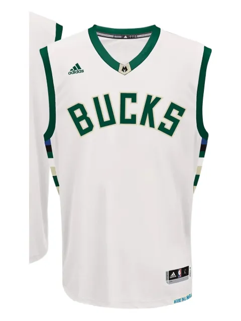 adidas Milwaukee Bucks Swingman jersey tank top White A74054