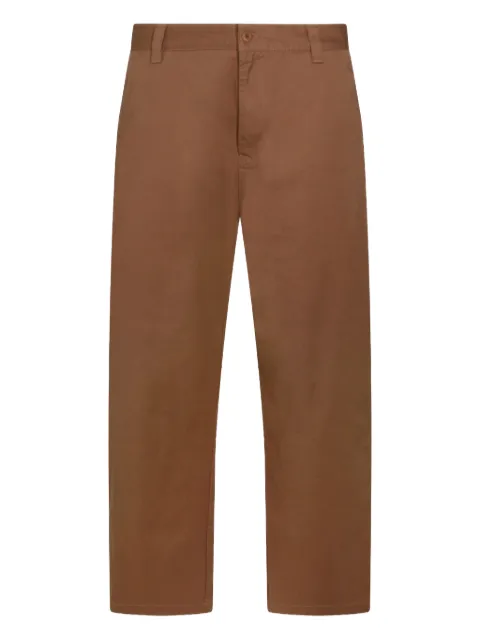 Carhartt WIP Brady cotton trousers Brown I0363122FS02