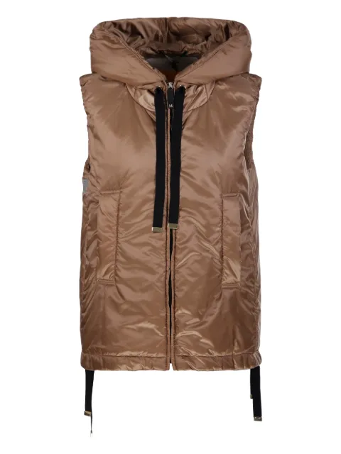 Max Mara drawstring-hood gilet Neutrals 2619291044600