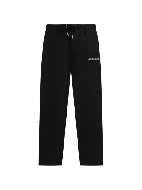 Manière De Voir JS003 unisex Signature wide leg joggers Black UNX0028