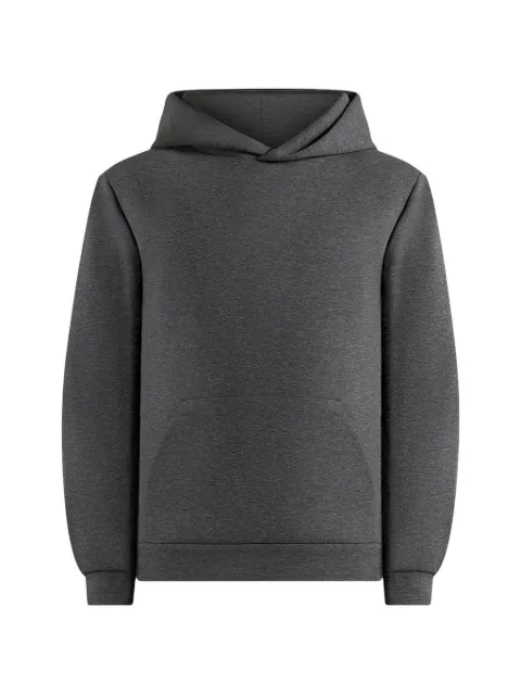 Manière De Voir JS007 Neoprene minimal regular-fit hoodie Grey MAN29231