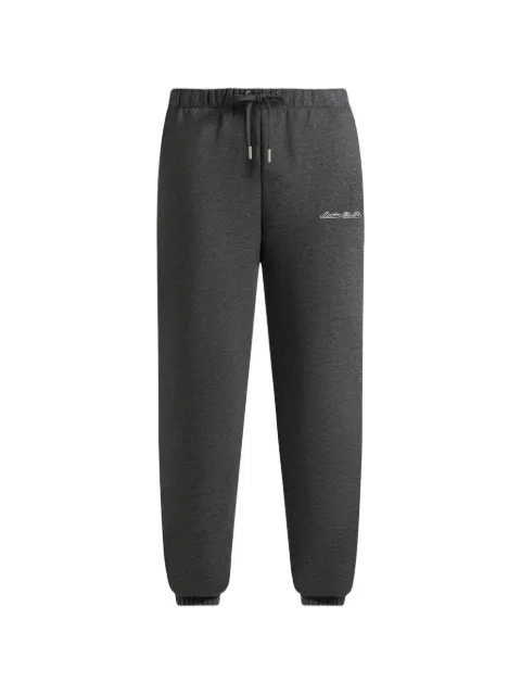Manière De Voir signature regular fit cuffed joggers Grey MAN3526