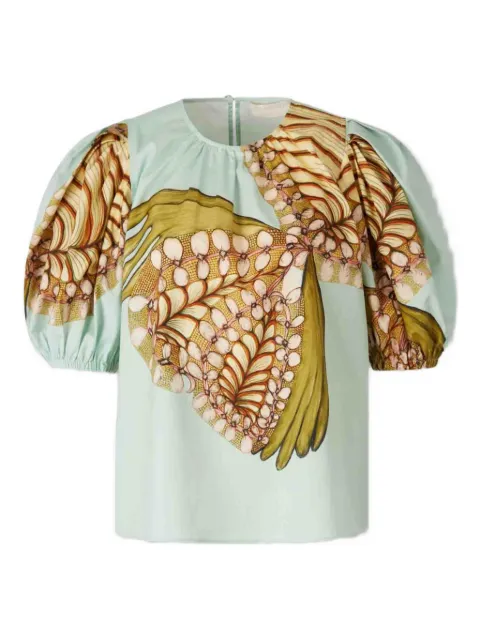 Ulla Johnson Ravena puff-sleeve top Blue PS260251