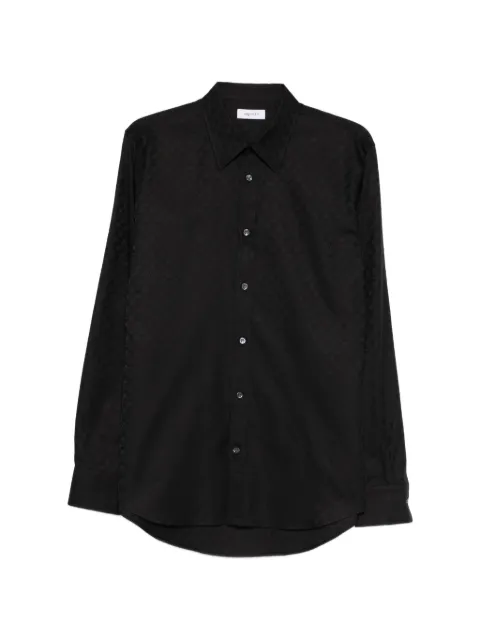 Alexander McQueen skull-pattern shirt Black 857002QNABA