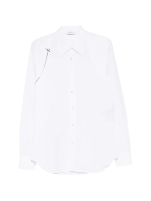 Alexander McQueen chain-detail shirt White 851803QNAAD