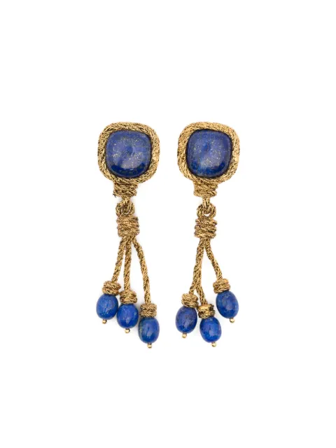 Aurelie Bidermann Miki lapis lazuli drop earrings Gold SS26BO21MG