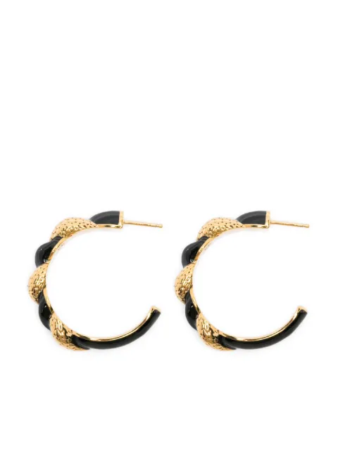 Aurelie Bidermann Tempta textured hoop earrings Gold FW25BO09MG