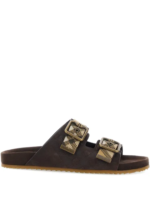 Burberry buckle strap sandals Brown 8118613