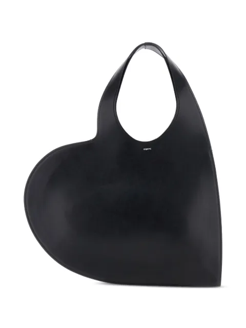 Coperni heart cut-out shoulder bag Black COPBA113F6083BLK