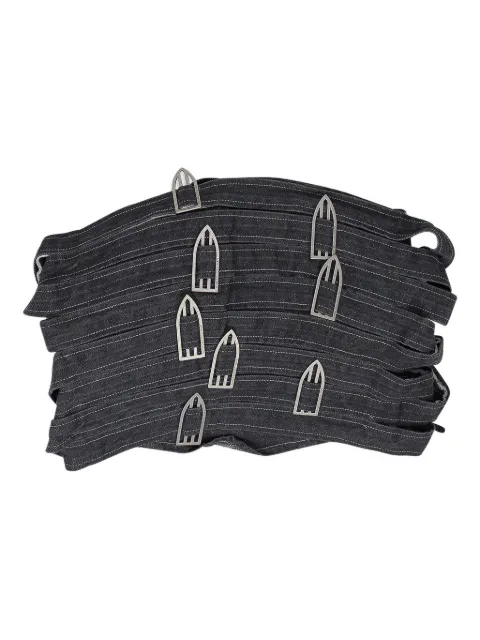 Who Decides War Bandeau studded cropped top Blue 3110040010SS24