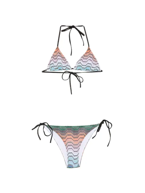 Missoni bikini in viscose lamé blend Orange MC22SP00BR015D
