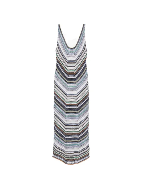 Missoni chevron sleeveless maxi dress White DS26SG3ABK01IP