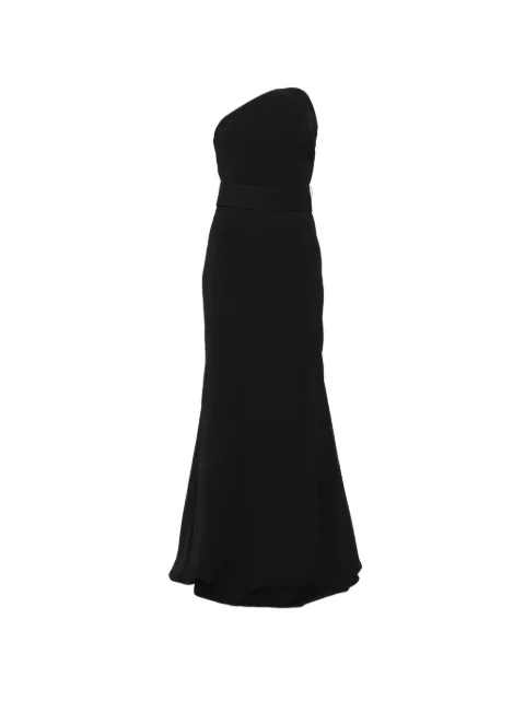 Solace London Seraphina belted maxi dress Black OS48007