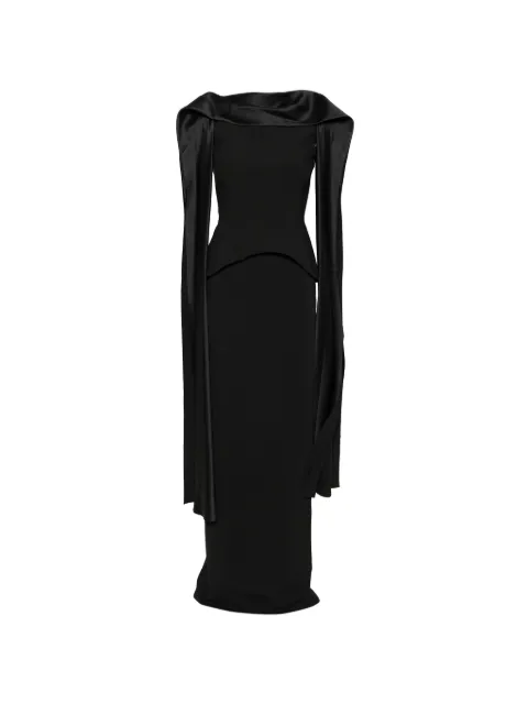 Solace London Annie maxi dress Black OS48040