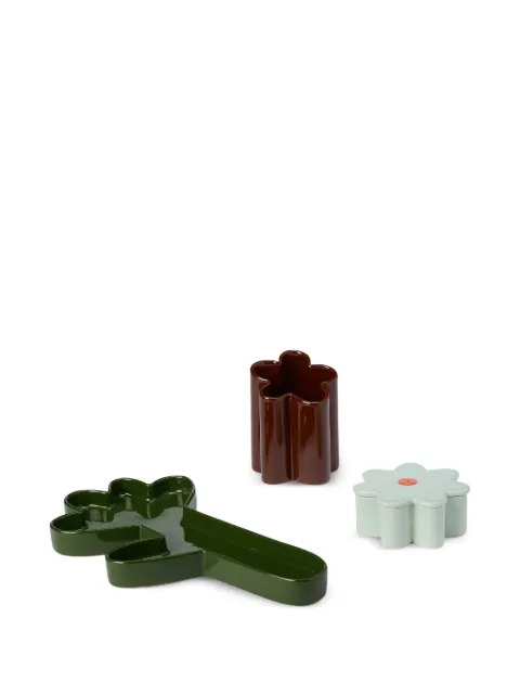 The Conran Shop Oddments desk accessories (set of three) Green TCS405001