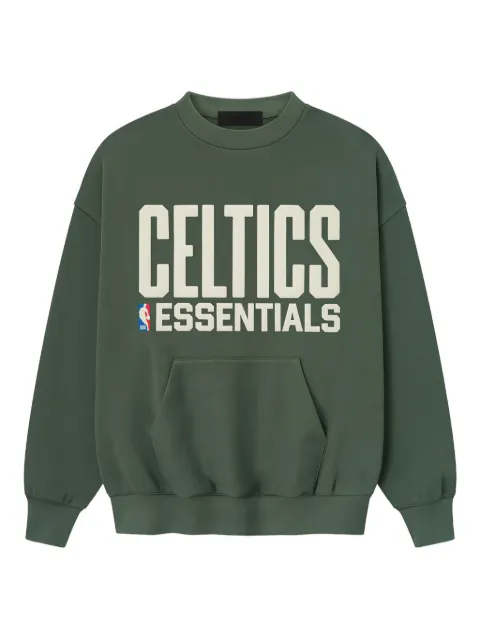 FEAR OF GOD ESSENTIALS shamrock graphic crew neck Green 192NB256507F
