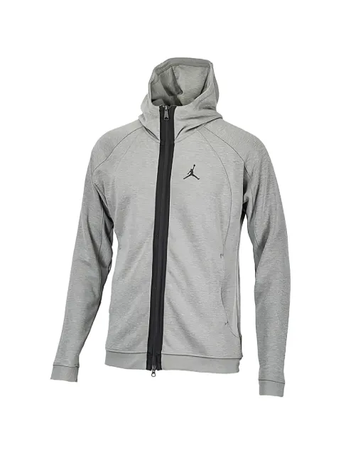 Jordan dri-fit zip fleece hoodie Grey DV9783063