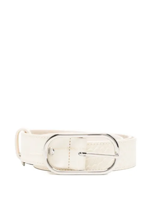 HERSKIND oval-buckle leather belt Neutrals 5893289002