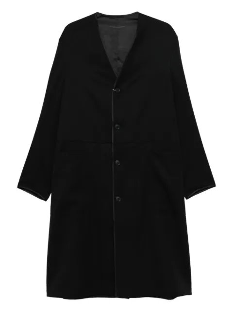 MM6 Maison Margiela buttoned coat Black SH0AA0020S78542