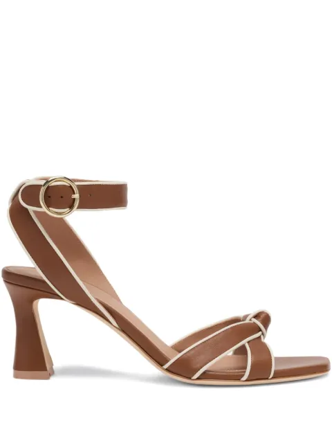 Malone Souliers Rudi knot leather sandals Brown RUDI701