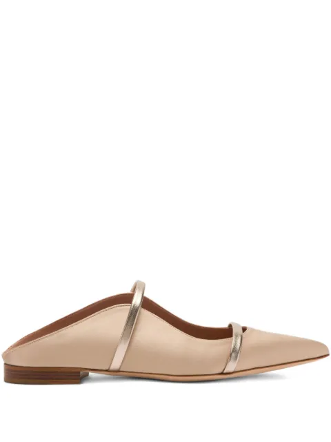 Malone Souliers Maureen pointed-toe mules Neutrals MAUREENFLAT371