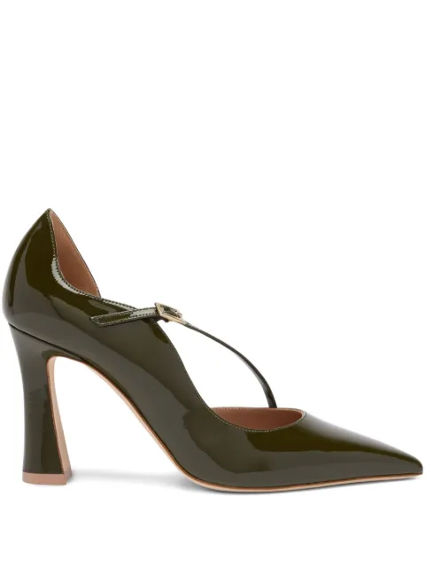 Malone Souliers Bettina buckle-fastening pumps Green BETTINA906