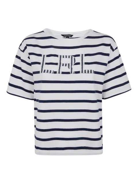 Lauren Ralph Lauren striped T-shirt White 200P03752002