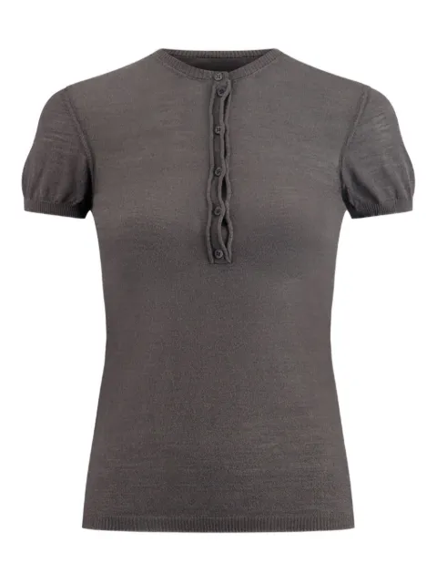 Paloma Wool Don buttoned T-shirt Grey VJ1602
