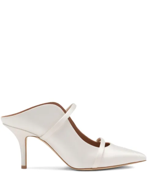 Malone Souliers 70mm Maureen mules White MAUREEN70490