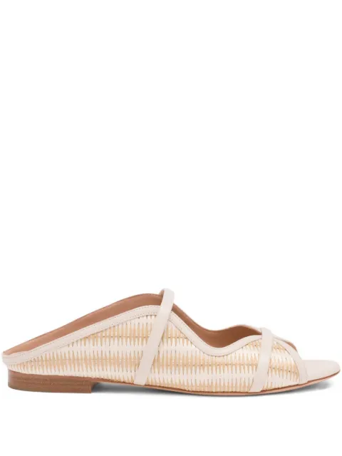 Malone Souliers Norah stripe-detail sandals Neutrals NORAH1052